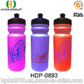 600 мл рекламных BPA бесплатно пластика работает бутылку воды, PE пластиковых Спорт бутылку воды (HDP-0893)